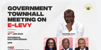 Gov’t To Hold Major Town Hall Meeting On E-Levy