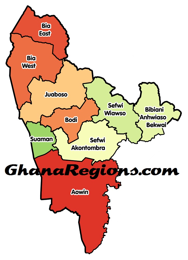Western North Region Districts