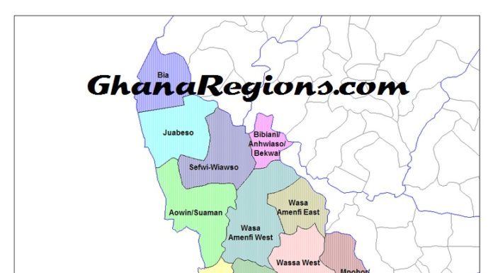 Western Region Districts