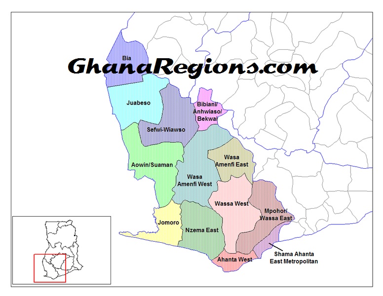 Western Region Districts