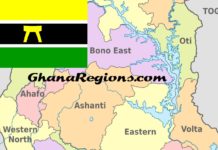 Ashanti Region Map And Flag
