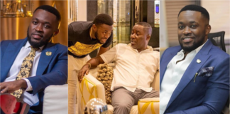 Dr Osei Kwame Despite pulls up in his $3million Bugatti as his son was called to the Bar