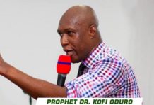 Winner of 2020 Ghana Election, He’s The One I See In The Jubilee House – Prophet Dr Kofi Oduro Declares