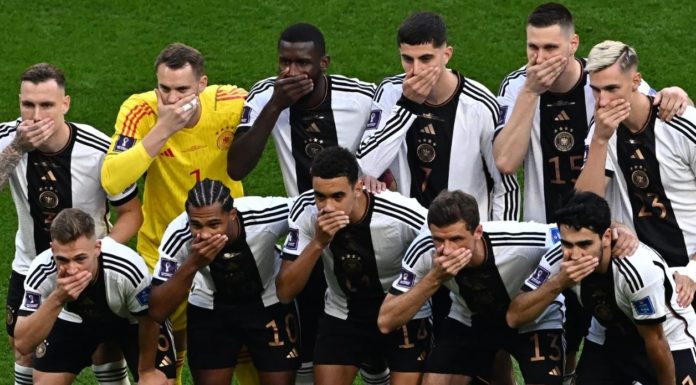 Germany Players Cover Mouths In Team Photo To Protest Against FIFA's "One Love" Armband Ban