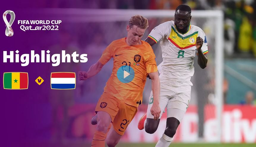 Watch Senegal vs Netherlands (0-2) Highlights, Goals, Result And Group A Standings (Video)