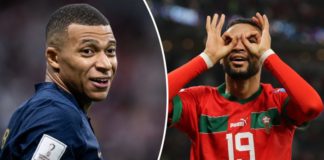 France vs Morocco (2-0) FIFA World Cup 2022 score