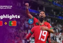 Morocco vs Portugal (1-0)