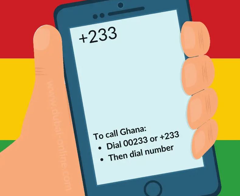 List of area codes in Ghana
