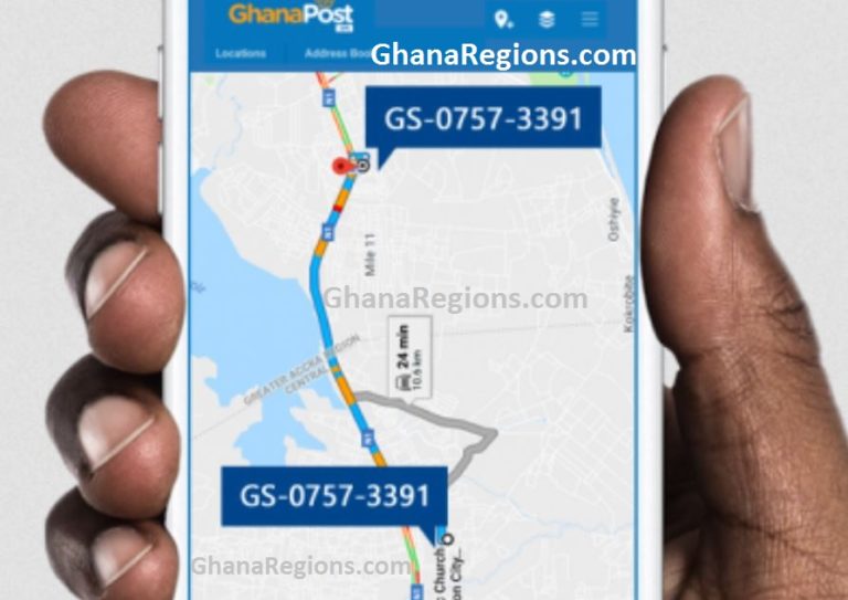 Ghana Regions And District Code Guide Unique Digital Addresses In Ghana 1899