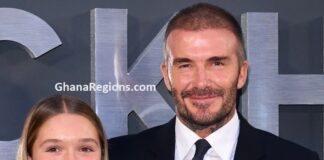 David Beckham shows off fatherly bond with daughter Harper