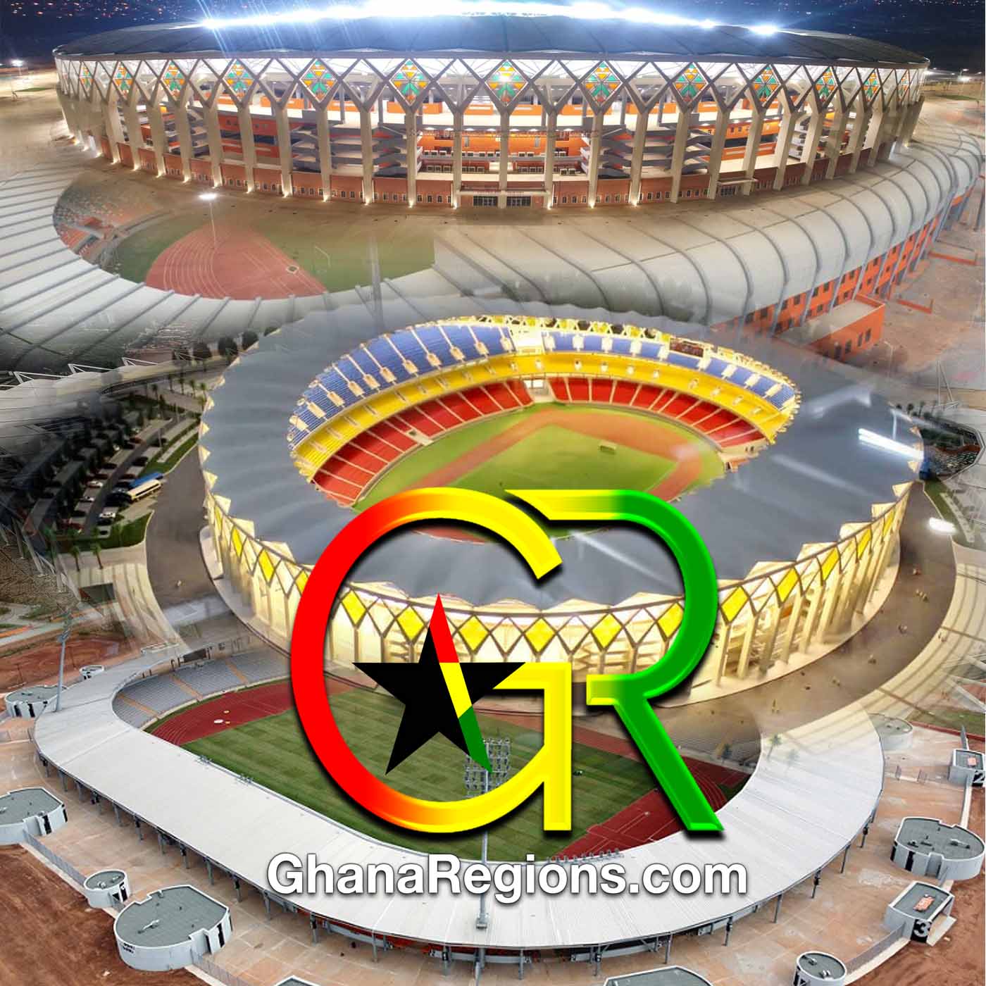 List of Football Stadiums in Ivory Coast, West Africa.