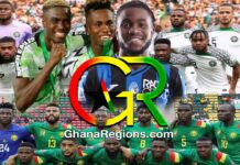 Nigeria vs Cameroon (2-0), The Super Eagles defeated Cameroon 2-0