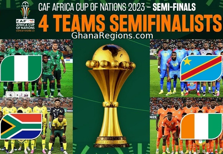 AFCON 2023 Semi Final Football Matches, Teams, Schedule, Stadium, Venues, Standings.