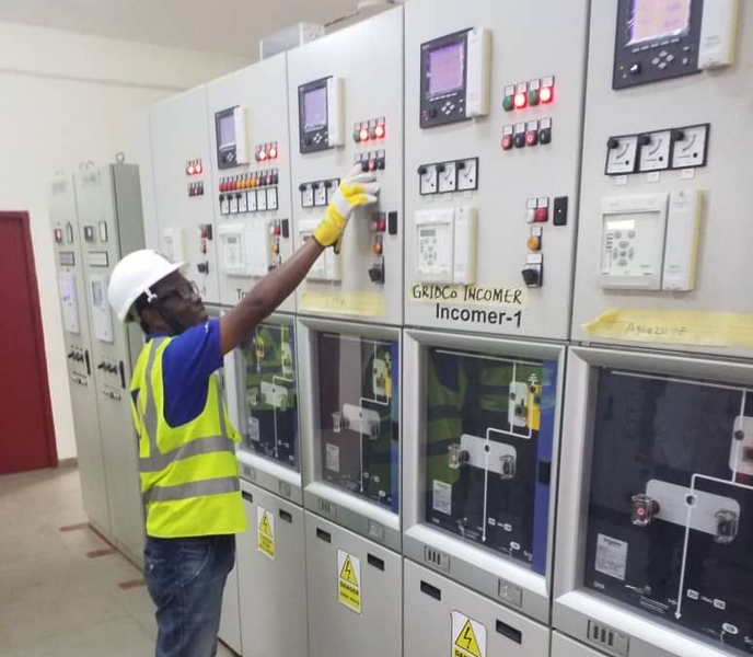 One-of-the-ECG-engineers-operating-the-new-feeder-from-the-Aflao-Bulk-Supply-Point-