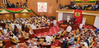 Electricity disconnected in Ghana parliament