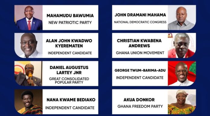 Ghana Presidential Candidates 2024