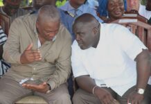 President John Mahama And Chief of Staff Julius Debrah