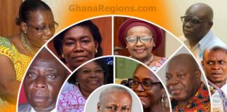 President John Mahama,Selma Frances Mancell‑Egala,Paul Okoh,Mercy Bampo Addo,Kwasi Owusu‑Yeboah,Sophia Horner‑Sam, Amerley Ollennu Awua‑Asamoa,Elizabeth Salamatu Forgor,Joseph Ayikoi Otoo,Napoleon Abdulai, Margaret Ekua Prah,Esther Dzifa Ofori,Abena Pokua A. Busia,Paulina Patience Abayage,George Ayisi‑Boateng, Naa Bolinaa Sakaa
