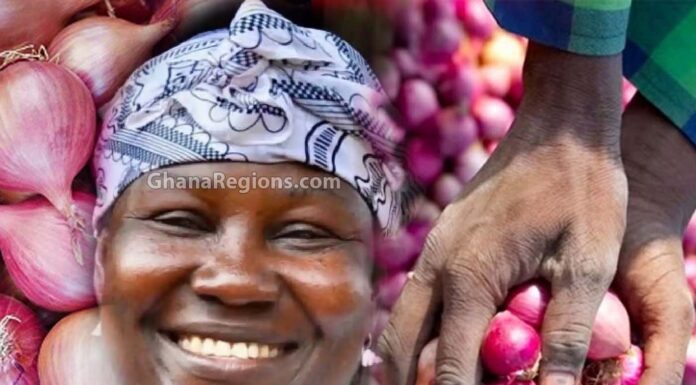 Faustina Djagbele Abbey, Makola Market Onion Seller