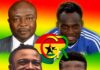 Abedi Ayew Pelé, Michael Essien, Baba Yara, Daniel Opare