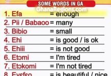 Learn Ga language, Ga Alphabet