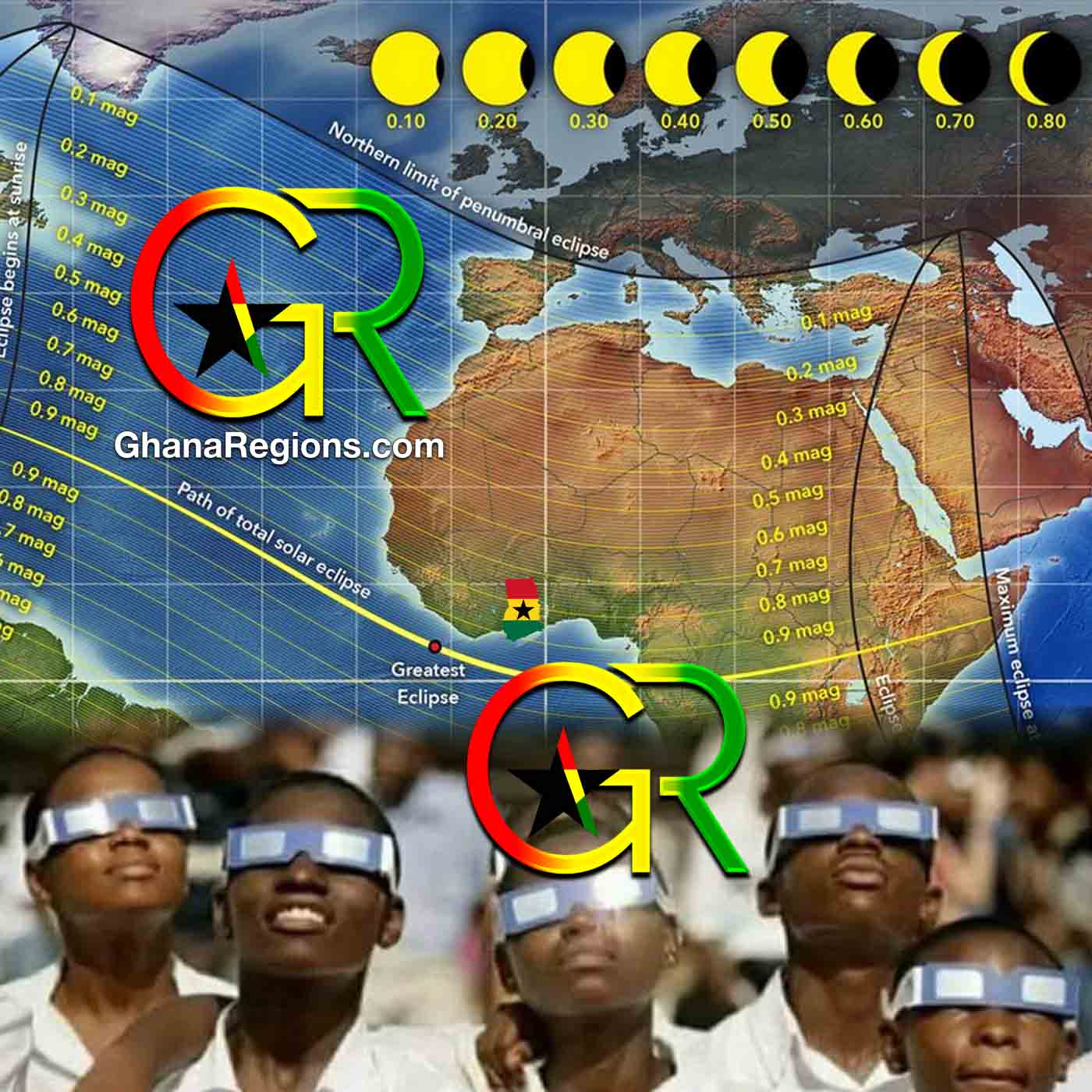 Ghana Solar Eclipse, Total Solar Eclipse, August 2027