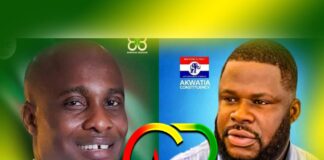 Bernard Bediako Baidoo of NDC, Solomon Asumadu of NPP, Akwatia by election