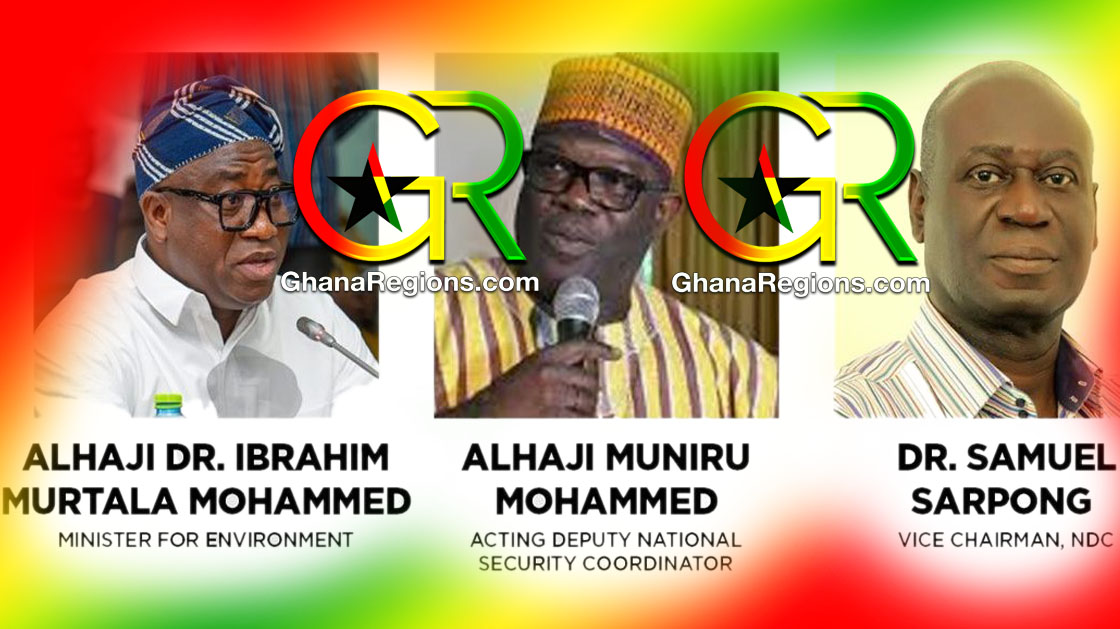 Dr Ibrahim Murtala Muhammed, Alhaji Limuna Mohammed‑Muniru, Dr Samuel Sarpong