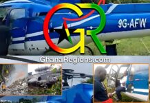 Another Ghana Helicopter, Makes Emergency Landing At Nkawkaw