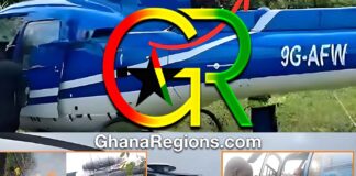 Another Ghana Helicopter, Makes Emergency Landing At Nkawkaw