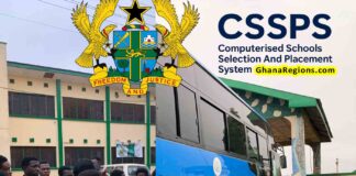 Ghana Schools Placement, Self Placement System, Check Placement, CSSPS Website