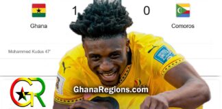 Mohammed Kudus' Goal, Ghana vs Comoros, FIFA World Cup qualifiers