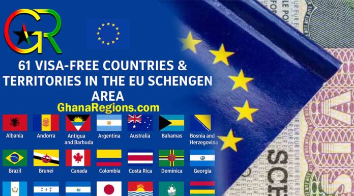 EU Schengen visa reform, 61 visa-free countries, EU Schengen countries