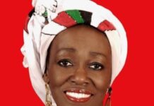Former First Lady of Ghana, Nana Konadu Agyeman-Rawlings