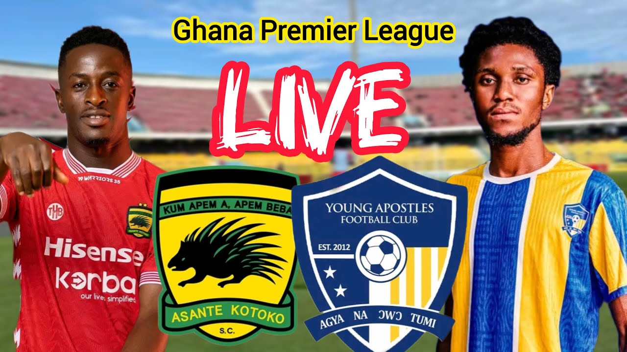 Asante Kotoko vs Young Apostles, Ghana Premier League