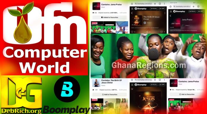 Boomplay Exposed: OFM Computer World Uncovers Massive Illegal Upload Scandal Involving Artists “Ethel” and “Ayaya” For Ghanaian Artist Lady Mercy & Co. (Video) OFM Computer World, Boomplay, Multi Debrich Group, Jama Praise by Lady Mercy, Ethel, Ayaya