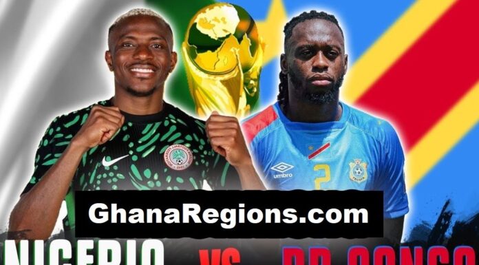 Nigeria vs DR Congo, FIFA World Cup Qualifier
