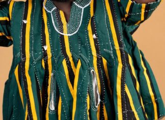 Nothern Ghana Batakari Fugu, Smock Shirts for Men