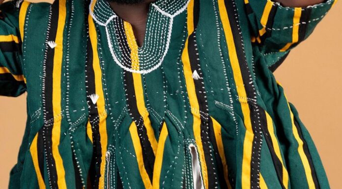 Nothern Ghana Batakari Fugu, Smock Shirts for Men