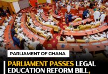 Ghana Legal Education Reform Bill, Parliament of Ghana