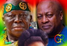 Asantehene, Otumfuo Osei Tutu II, President John Dramani Mahama, QueenLet