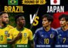 Brazil vs Japan (2-1), FIFA World Cup 2026 Knockout Stage