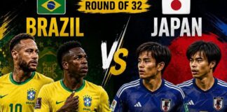 Brazil vs Japan (2-1), FIFA World Cup 2026 Knockout Stage