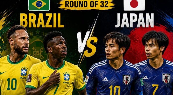 Brazil vs Japan (2-1), FIFA World Cup 2026 Knockout Stage
