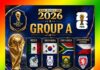 2026 FIFA World Cup Group A, Mexico, South Africa, South Korea,Czechia
