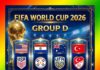 2026 FIFA World Cup Group D, United States, Paraguay, Australia, Türkiye