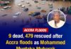 Government Apologises to Ghanaians After Accra Floods Kill Nine, Nearly 500 Rescued Ghana Heavy Rainfall, Ghana Meteorological Agency