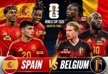 Spain vs Belgium (2-1): Spain Edge Belgium in a Dramatic 2026 FIFA World Cup Quarter-final (Video) Spain vs Belgium, FIFA World Cup 2026 Quarter final