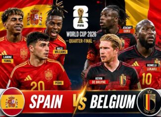 Spain vs Belgium (2-1): Spain Edge Belgium in a Dramatic 2026 FIFA World Cup Quarter-final (Video) Spain vs Belgium, FIFA World Cup 2026 Quarter final
