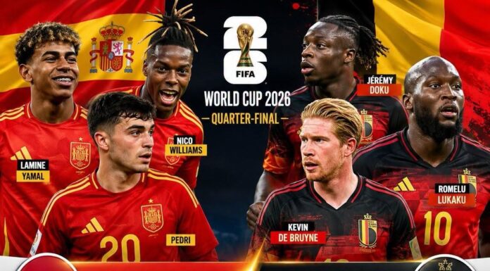 Spain vs Belgium (2-1): Spain Edge Belgium in a Dramatic 2026 FIFA World Cup Quarter-final (Video) Spain vs Belgium, FIFA World Cup 2026 Quarter final